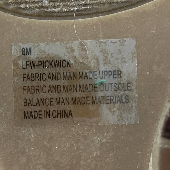 London Fog espadrilles shoes lacy fabric upper. Faux patent upper size 8 M - Picture 10 of 11